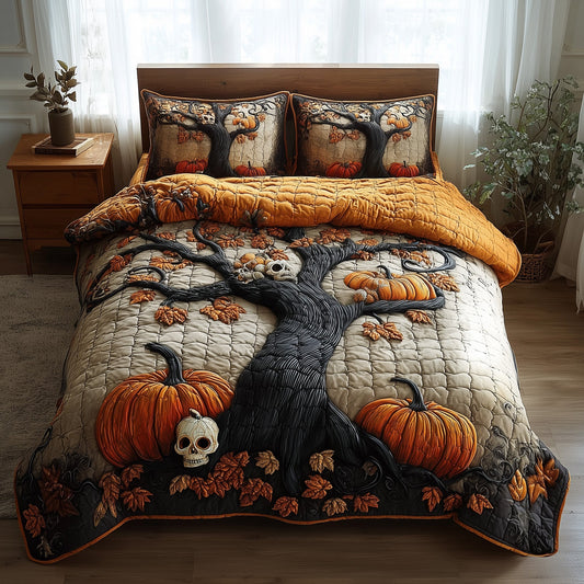 Dark Enchantment 3-Piece Quilted Bedding Set GFTOTP11549