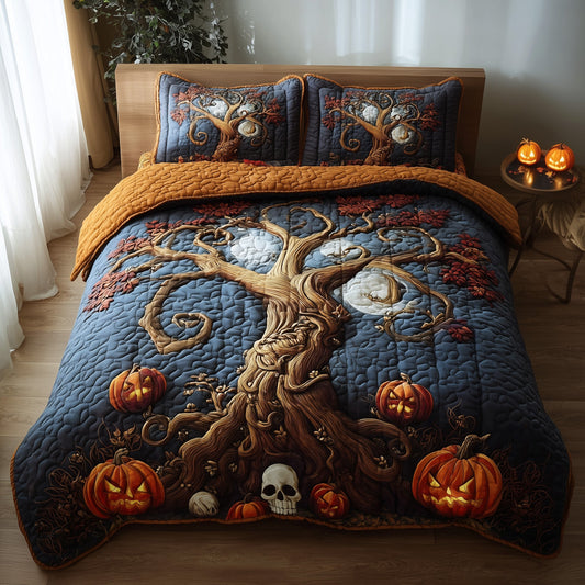 Dark Enchantment 3-Piece Quilted Bedding Set GFTOTP11550