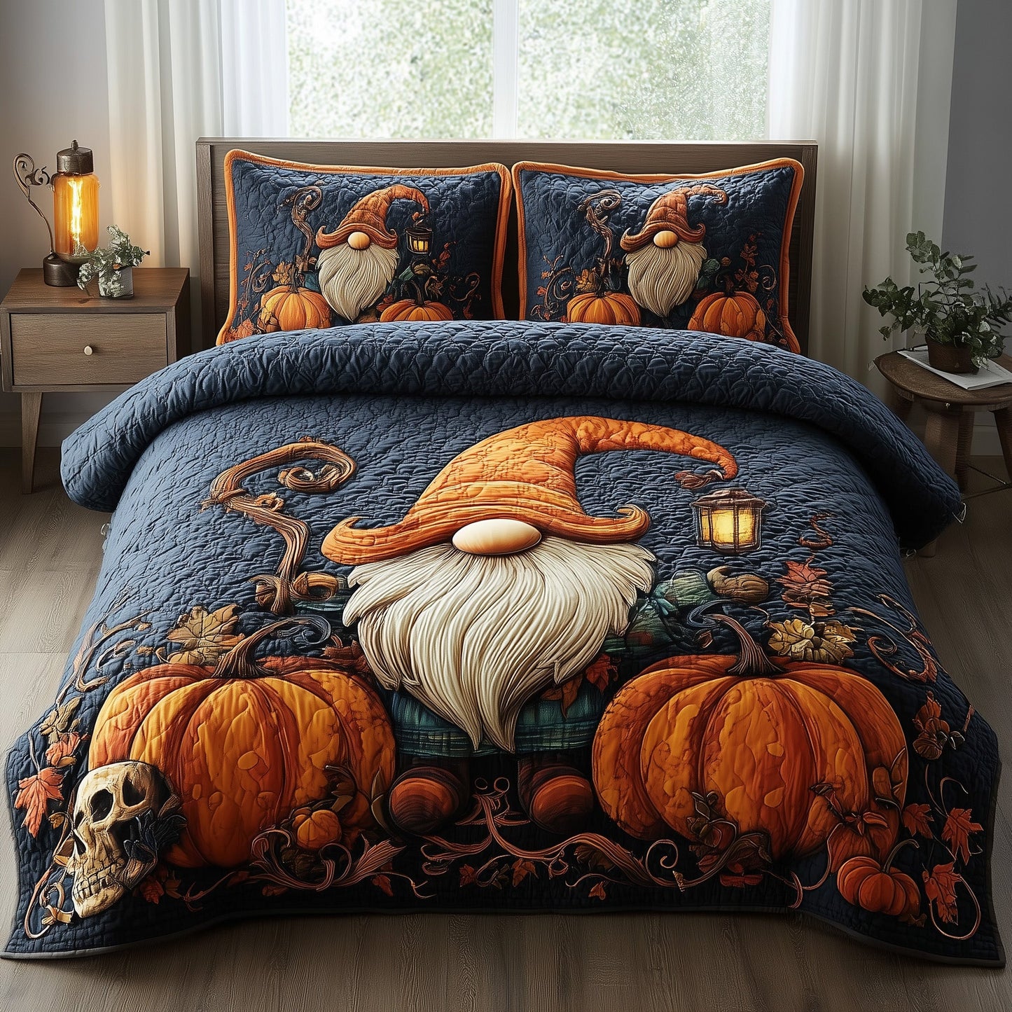 Bewitched Nights 3-Piece Quilted Bedding Set GFTOTP11552