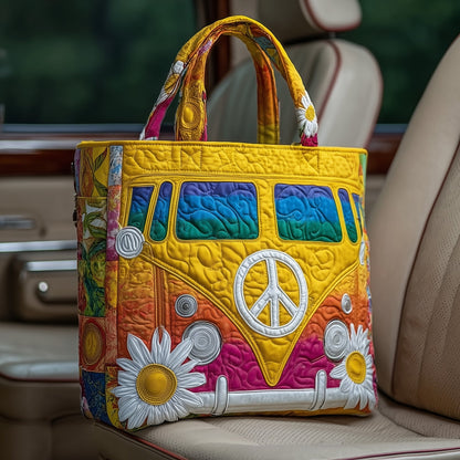 Hippie Van Quilted Tote Bag GFTOTP11570