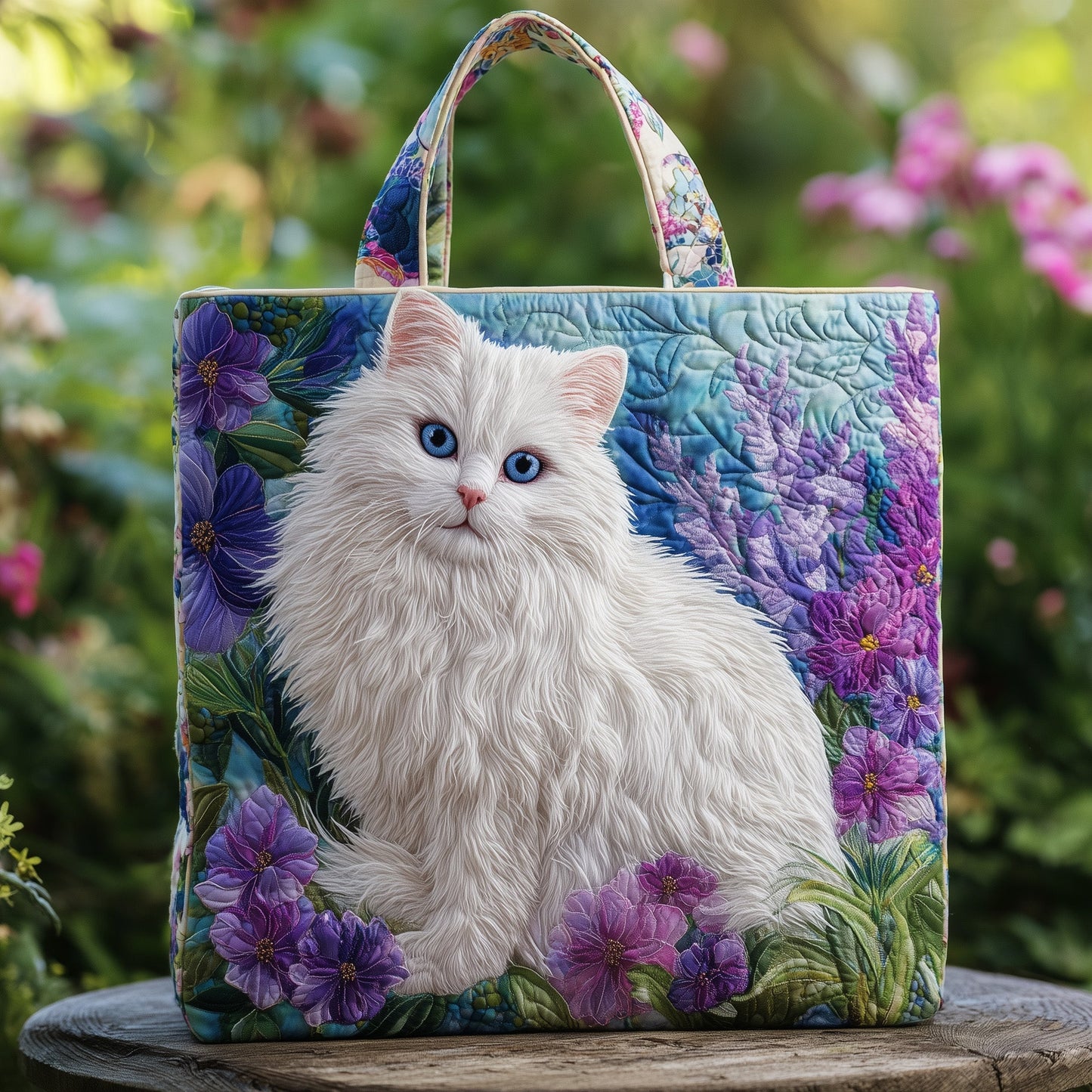 Petal Paws Quilted Tote Bag GFTOTP11605