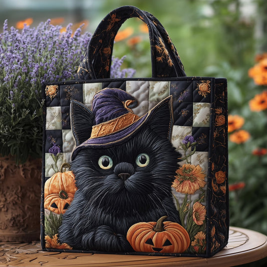 Moonlit Whisker Quilted Tote Bag GFTOTP11616