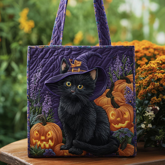 Moonlit Whisker Quilted Tote Bag GFTOTP11619