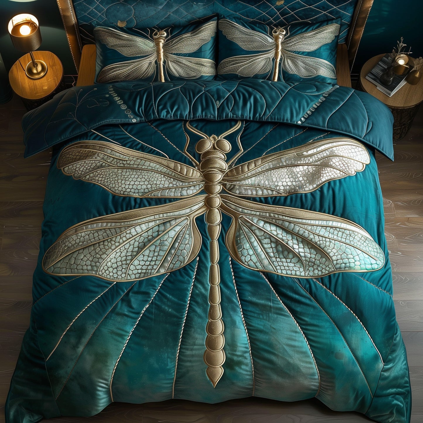 Enchanted Dragonfly Duvet Cover Set GFTOTP11638