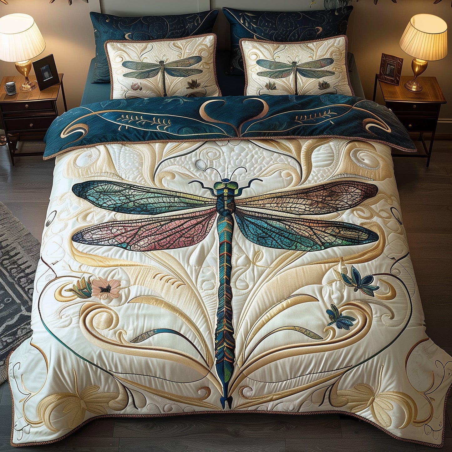 Whispering Dragonfly Duvet Cover Set GFTOTP11642