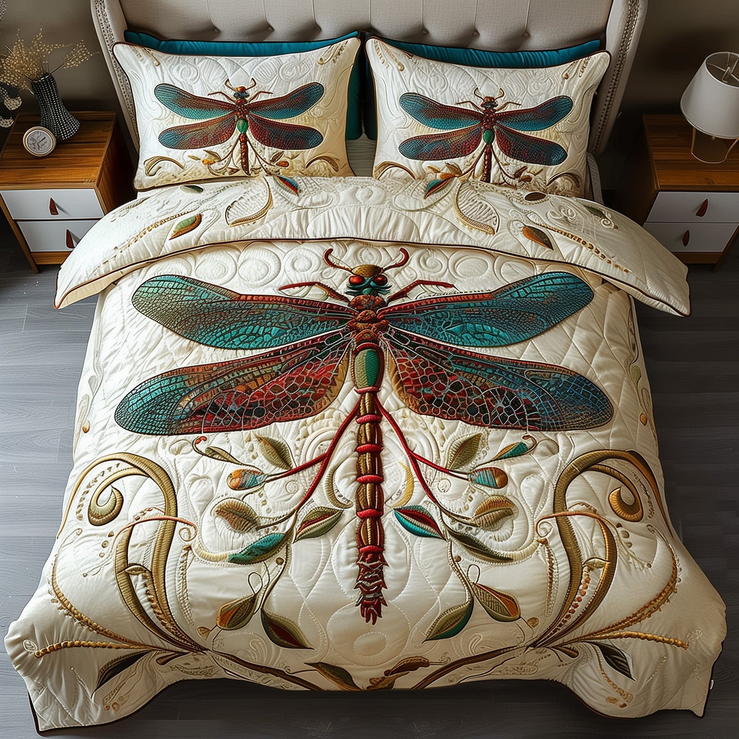 Whispering Dragonfly Duvet Cover Set GFTOTP11644