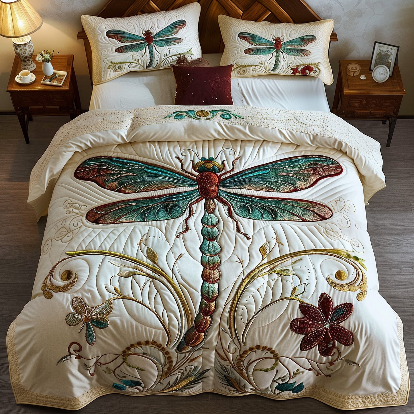 Whispering Dragonfly Duvet Cover Set GFTOTP11645