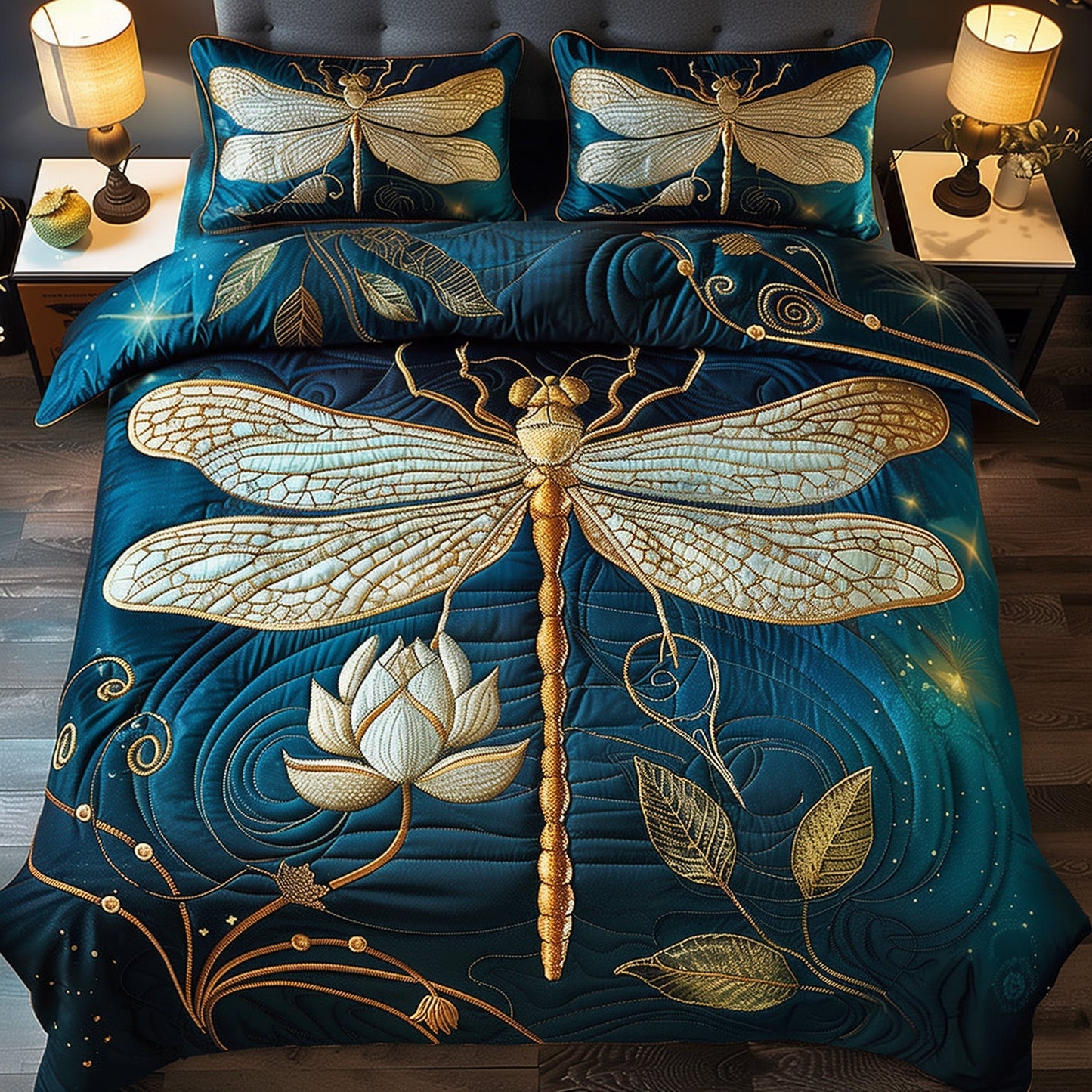 Whispering Dragonfly Duvet Cover Set GFTOTP11646