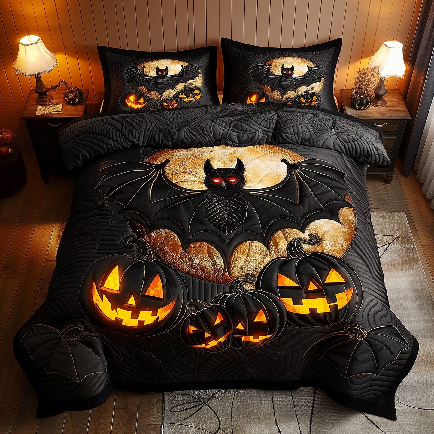 Moonlit Haunt Duvet Cover Set GFTOTP11653