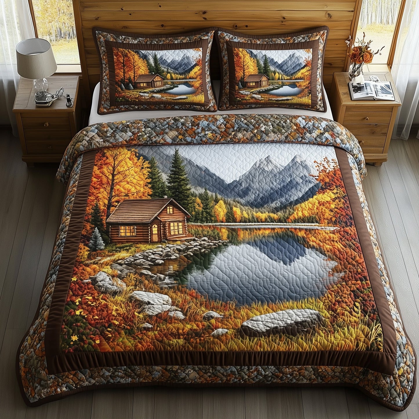 Fall Forest Retreat Duvet Cover Set GFTOTP11711