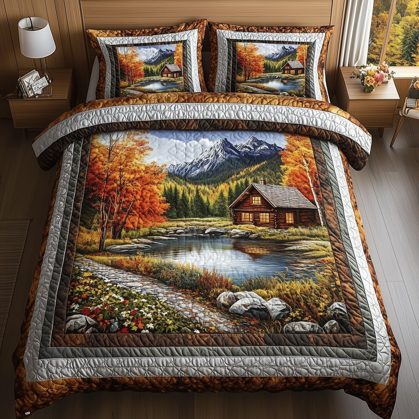 Fall Forest Retreat Duvet Cover Set GFTOTP11712