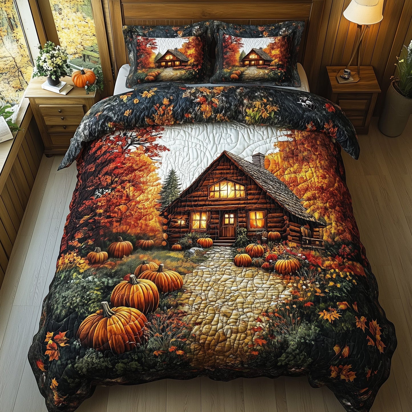 Fall Forest Retreat Duvet Cover Set GFTOTP11713