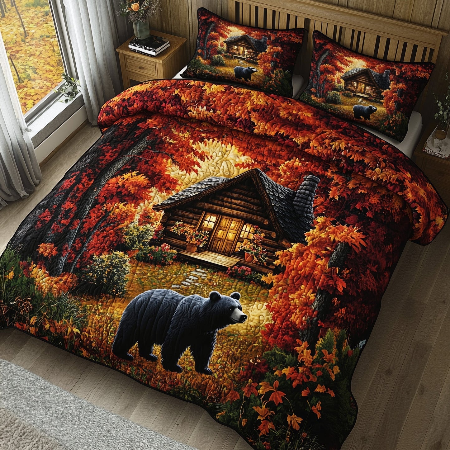 Fall Forest Retreat Duvet Cover Set GFTOTP11716