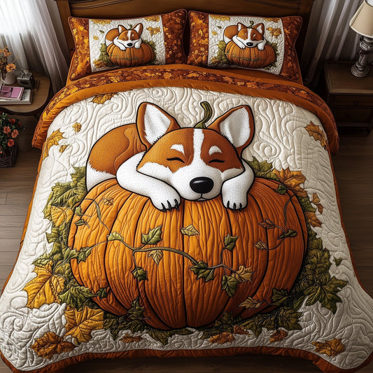 Autumn Corgi Duvet Cover Set GFTOTP11725