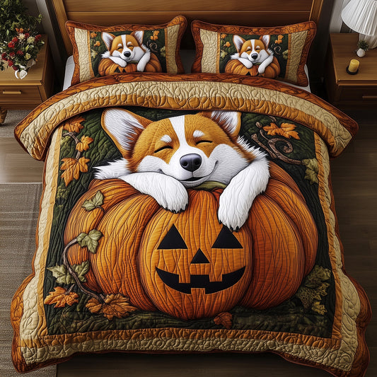 Autumn Corgi Duvet Cover Set GFTOTP11726