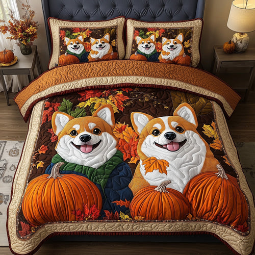 Autumn Corgi Duvet Cover Set GFTOTP11729