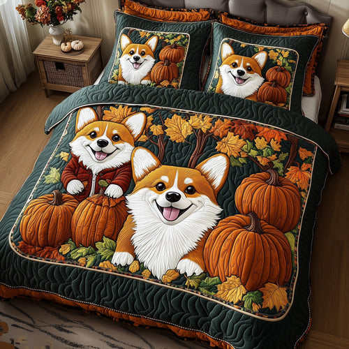 Autumn Corgi Duvet Cover Set GFTOTP11730
