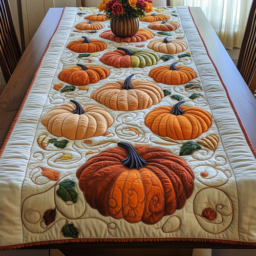 Pumpkin Elegance Quilted Table Runner GFTOTP11755
