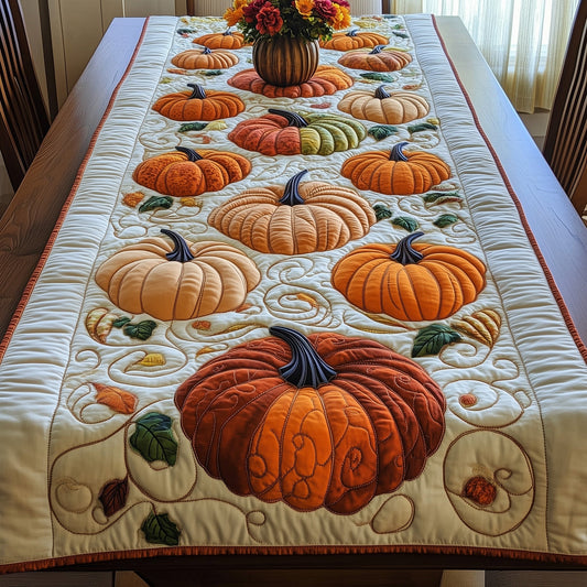 Pumpkin Elegance Quilted Table Runner GFTOTP11755