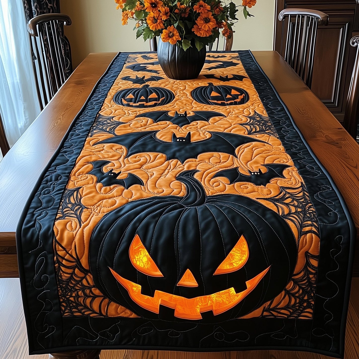 Haunted Night Quilted Table Runner GFTOTP11765