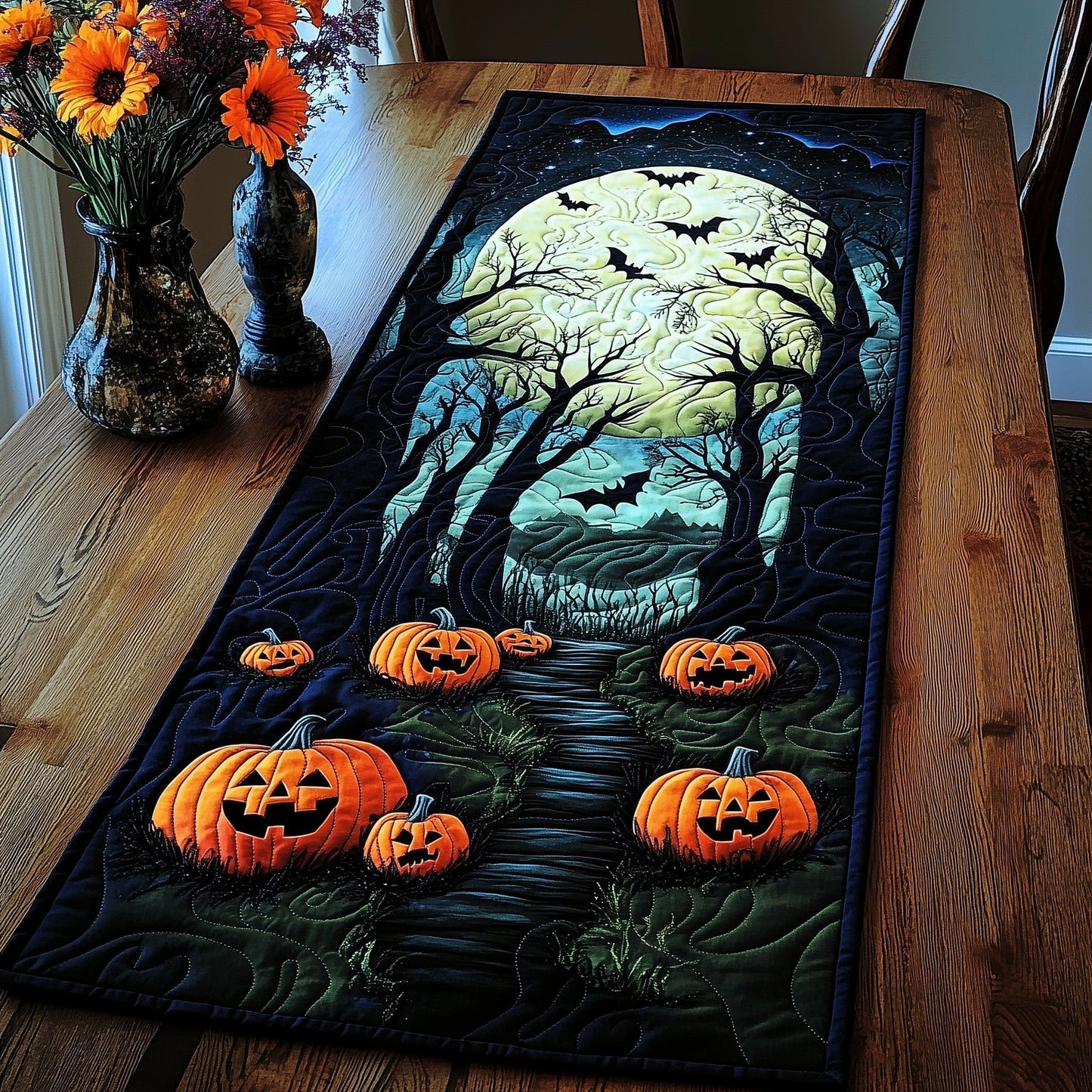 Trick or Treat Quilted Table Runner GFTOTP11774