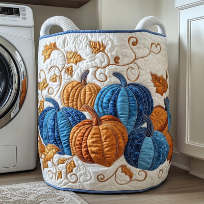 Pumpkin Haven Quilted Laundry Basket GFTOTP11782