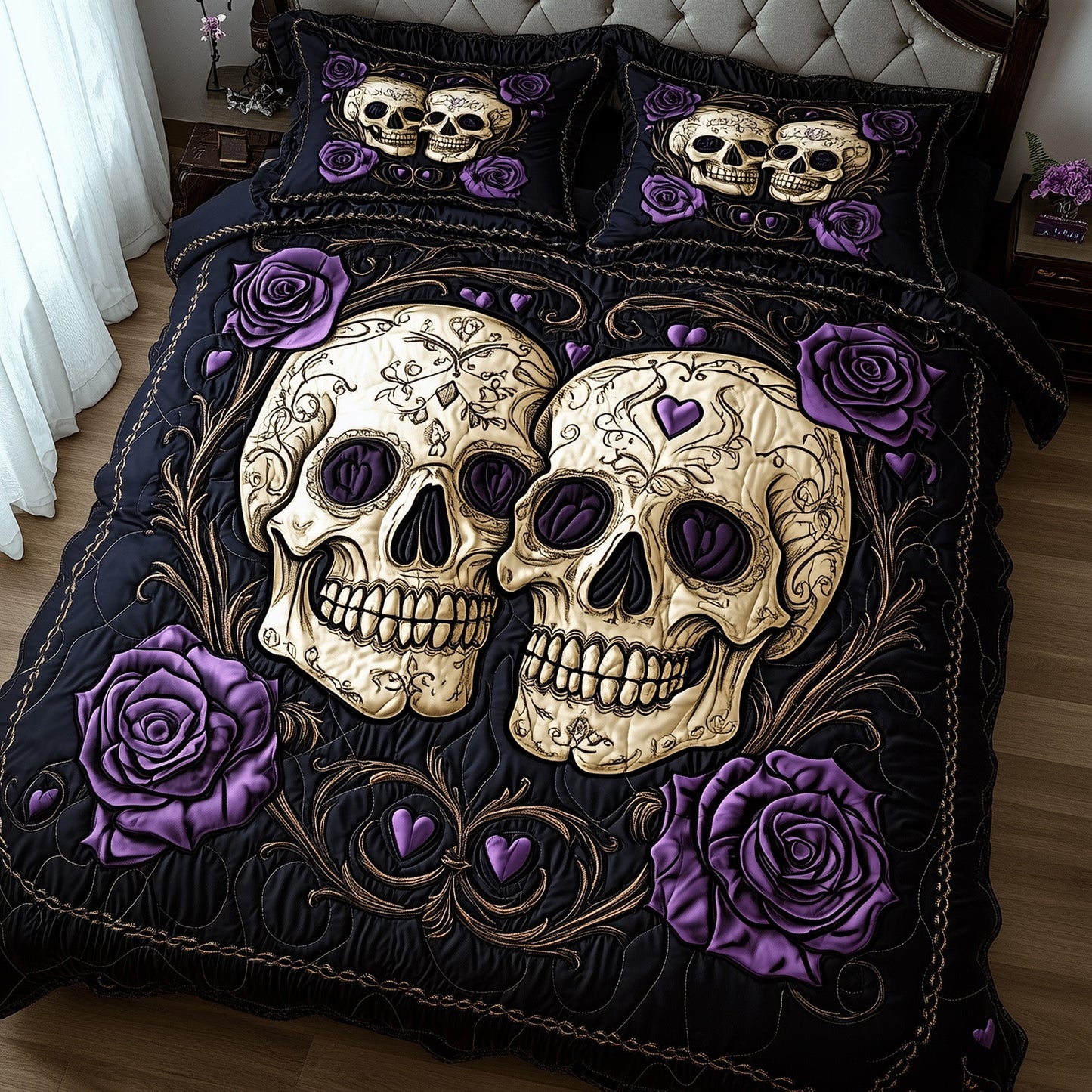 Dark Elegance Duvet Cover Set GFTOTP11799