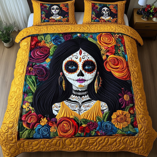 Colorful Calavera Duvet Cover Set GFTOTP11807