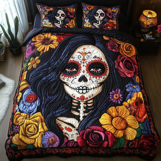 Colorful Calavera Duvet Cover Set GFTOTP11808