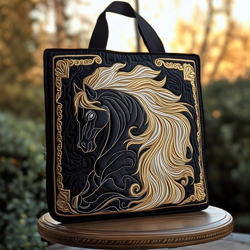 Noble Horse Quilted Tote Bag GFTOTP11867