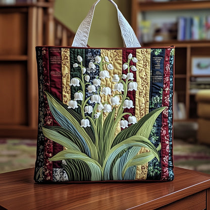 Blooming Pages Quilted Tote Bag GFTOTP11882