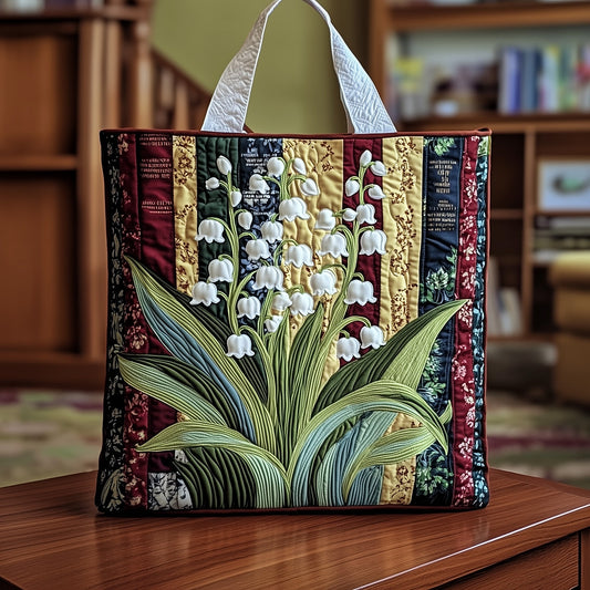 Blooming Pages Quilted Tote Bag GFTOTP11882