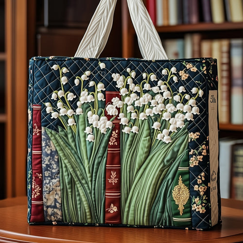 Blooming Pages Quilted Tote Bag GFTOTP11883