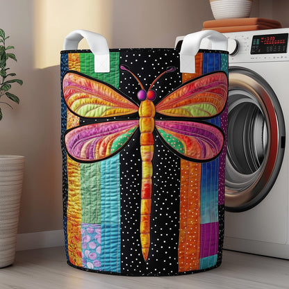 Dragonfly Charm Quilted Laundry Basket GFTOTP11886