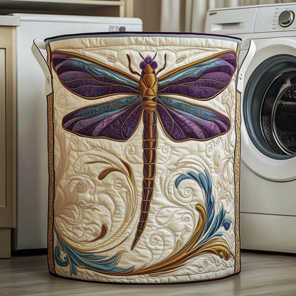 Dragonfly Charm Quilted Laundry Basket GFTOTP11892
