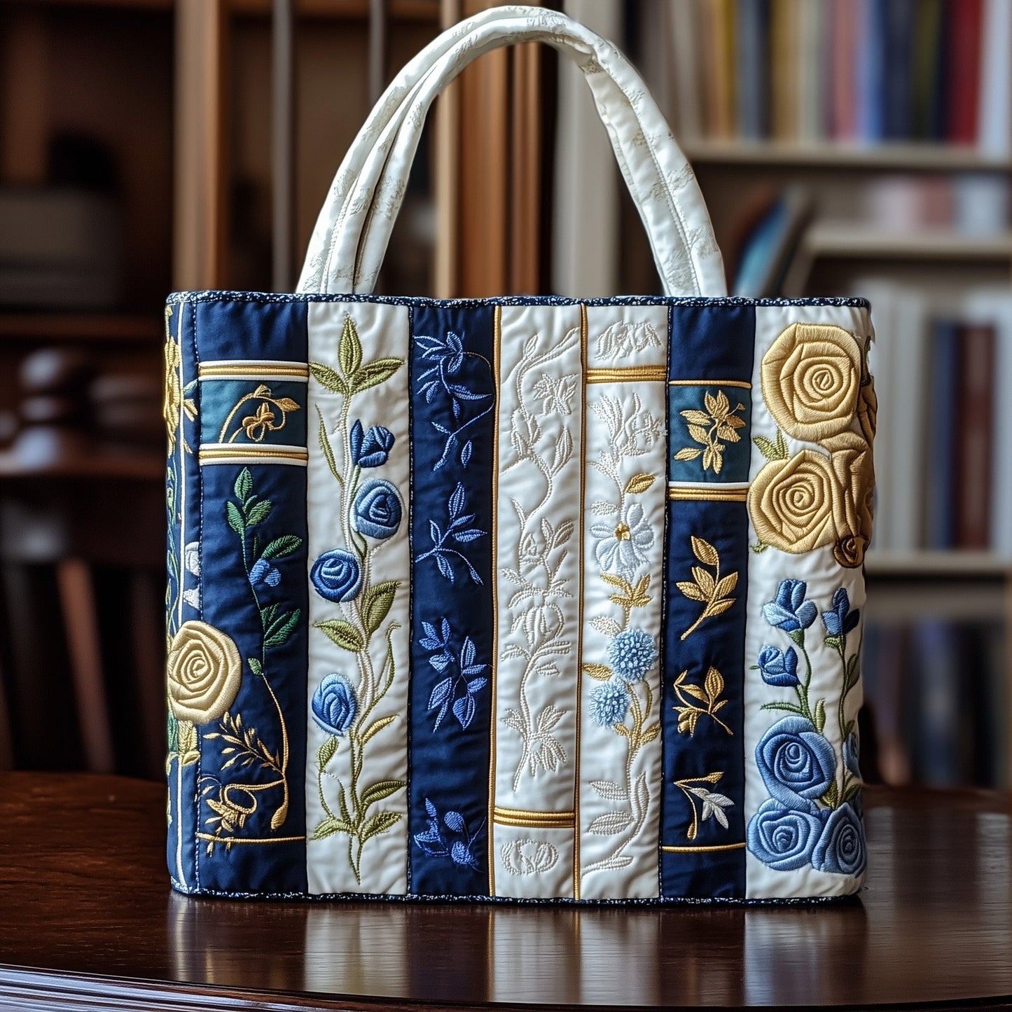 Bookish Quilted Tote Bag GFTOTP11900