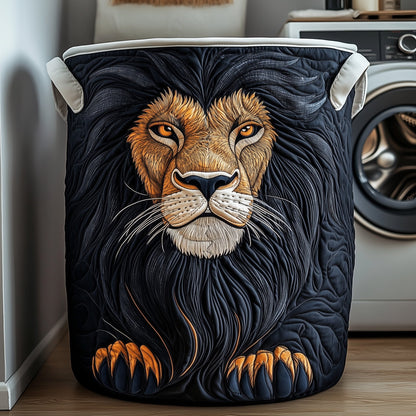 Majestic Lion Quilted Laundry Basket GFTOTP11924