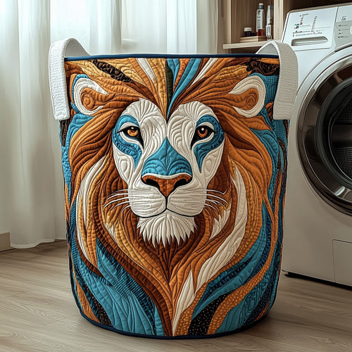 Majestic Lion Quilted Laundry Basket GFTOTP11928