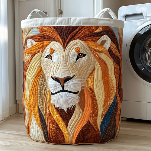 Majestic Lion Quilted Laundry Basket GFTOTP11929