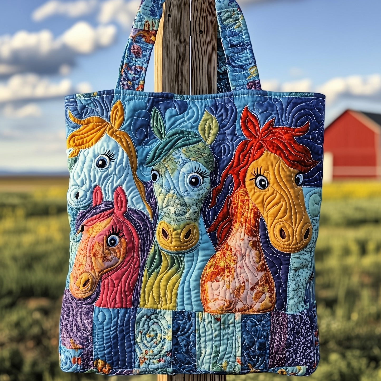 Goofy Hooves Quilted Tote Bag GFTOTP11953