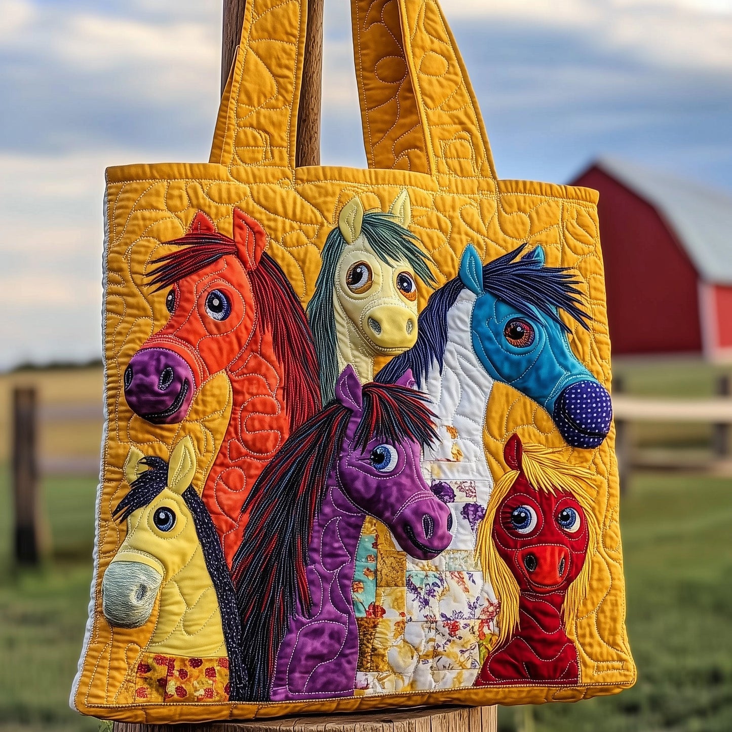 Goofy Hooves Quilted Tote Bag GFTOTP11955
