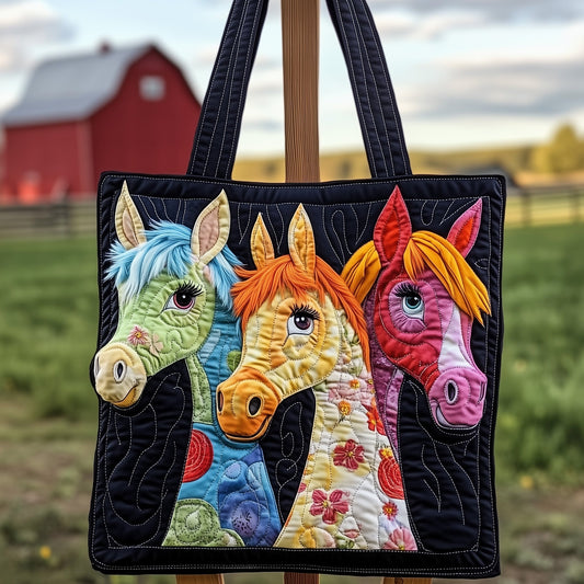 Happy Hooves Quilted Tote Bag GFTOTP11957