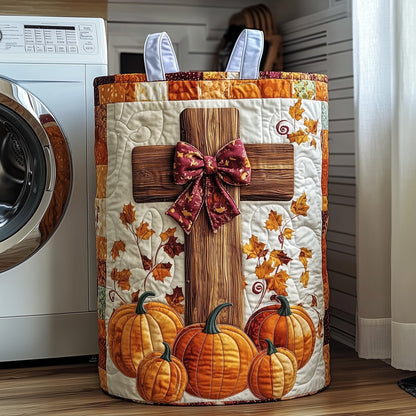 Fall for Jesus Quilted Laundry Basket GFTOTP11963