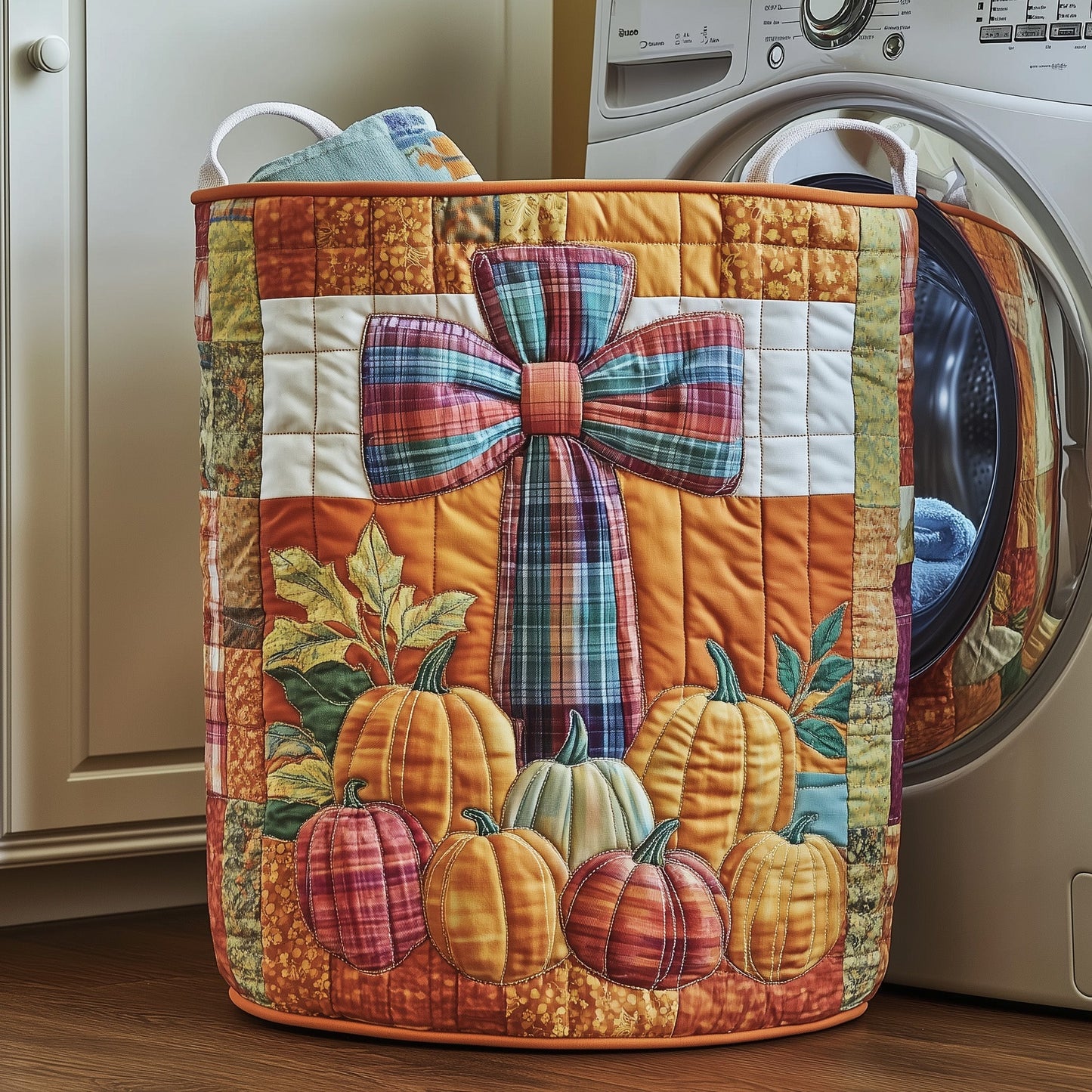 Fall for Jesus Quilted Laundry Basket GFTOTP11966