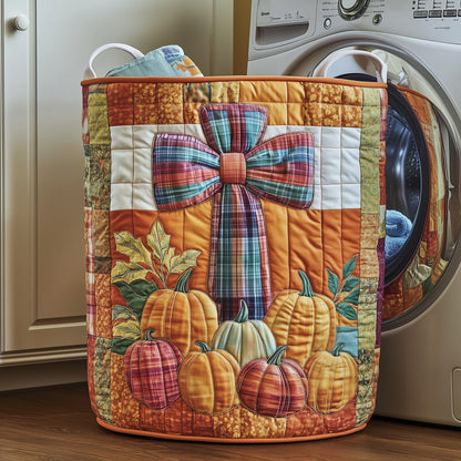 Fall for Jesus Quilted Laundry Basket GFTOTP11966