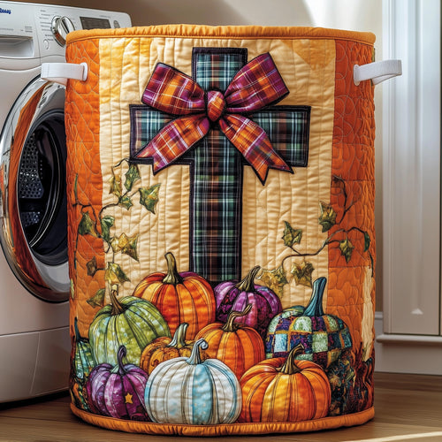 Fall for Jesus Quilted Laundry Basket GFTOTP11967