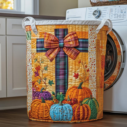 Fall for Jesus Quilted Laundry Basket GFTOTP11968