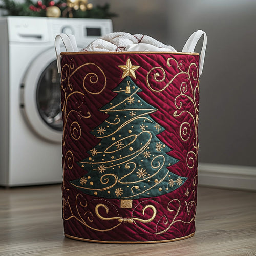 Jolly Pine Quilted Laundry Basket GFTOTP11986