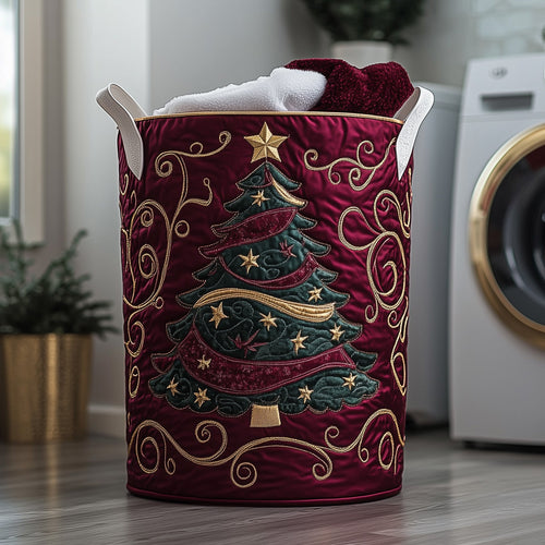 Jolly Pine Quilted Laundry Basket GFTOTP11987
