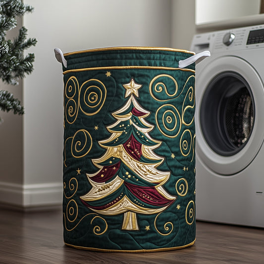 Jolly Pine Quilted Laundry Basket GFTOTP11988